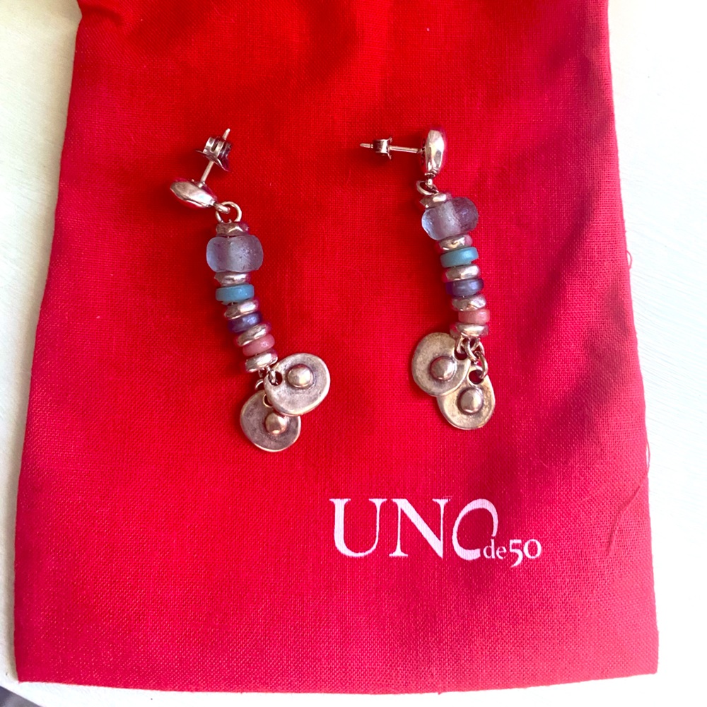Uno de 50 earrings. Rare